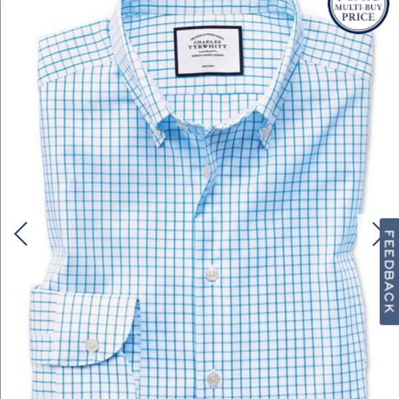 Charles Tyrwhitt Other - Charles Tyrwhitt | Business Casual Blue Check Shir